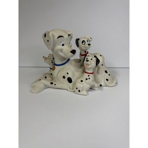 Disney 101 Dalmatian's  6" Coin Piggy Bank - Perdita and Puppies Dalmatians
